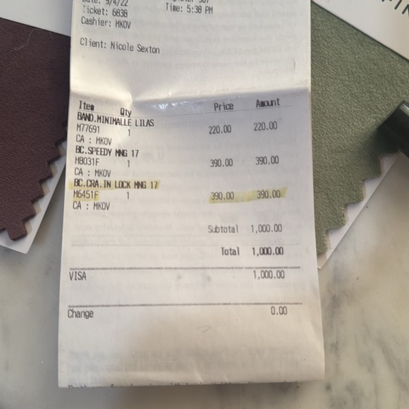 Worn once, 100% Authentic Loui Vuitton w receipt and box - Picture 6 of 10